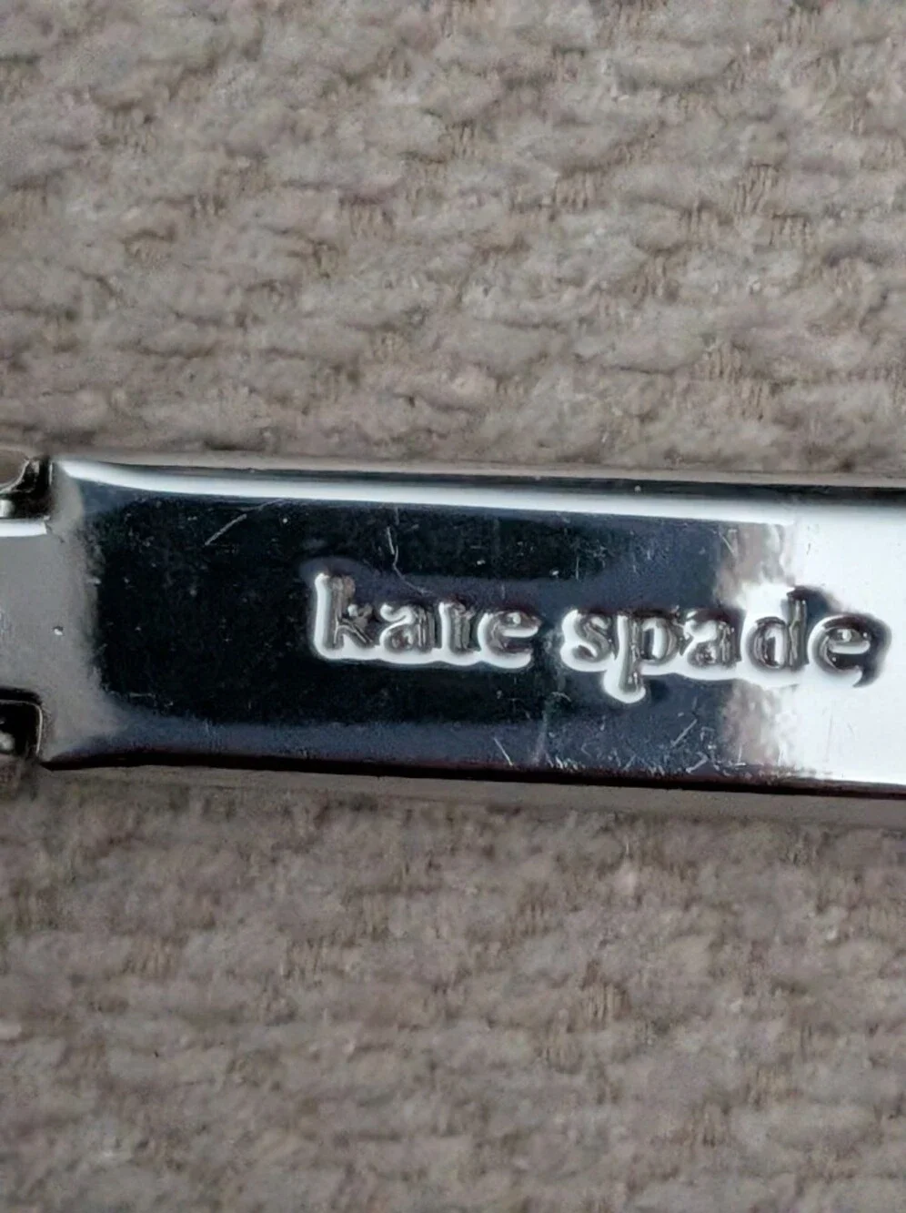 kate spade Silver Metallic Wallet Clutch